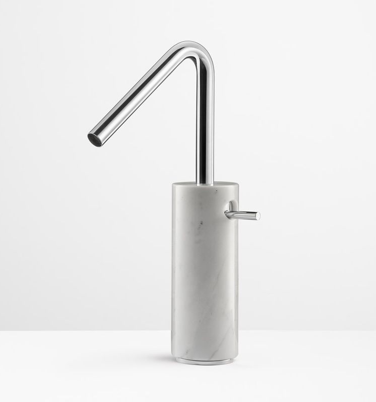 MONOMANDO ALTO DE LAVABO MARMOL CARRARA GALINDO